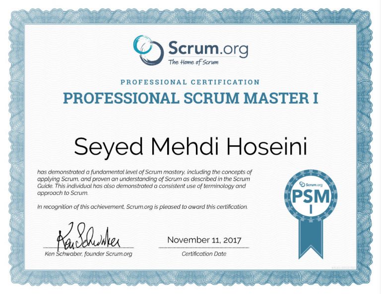 PSM-I Cert